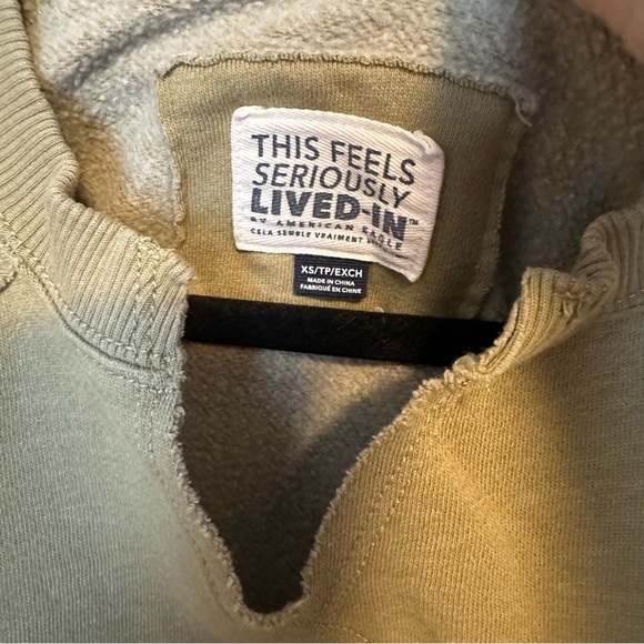 American eagle extremely soft lived in oversized crewneck sweatshirt. - Picture 5 of 5